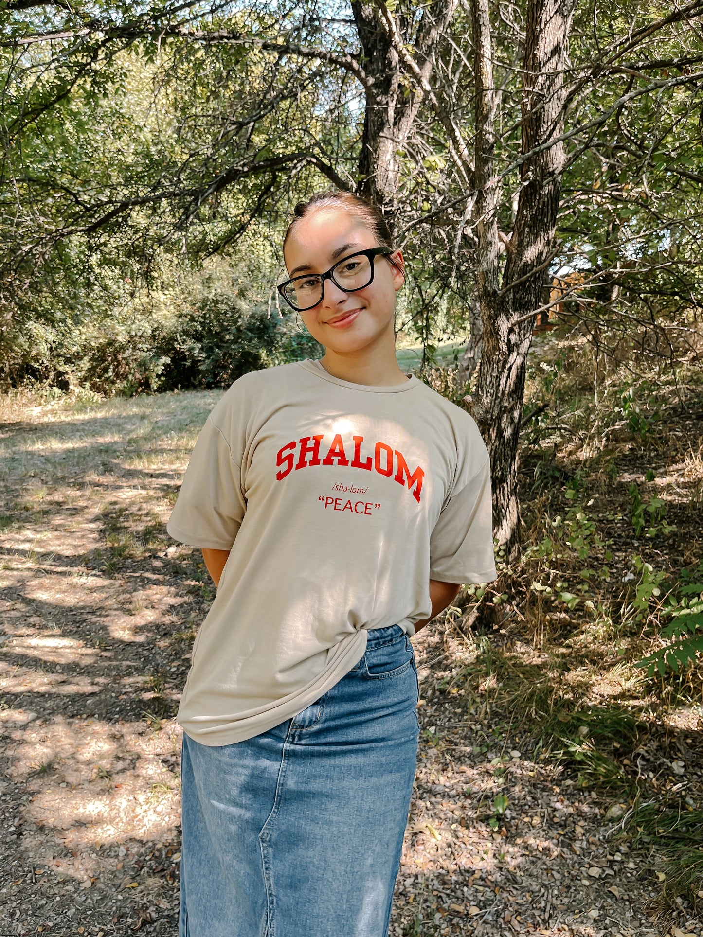 SHALOM OVERSIZED TEE