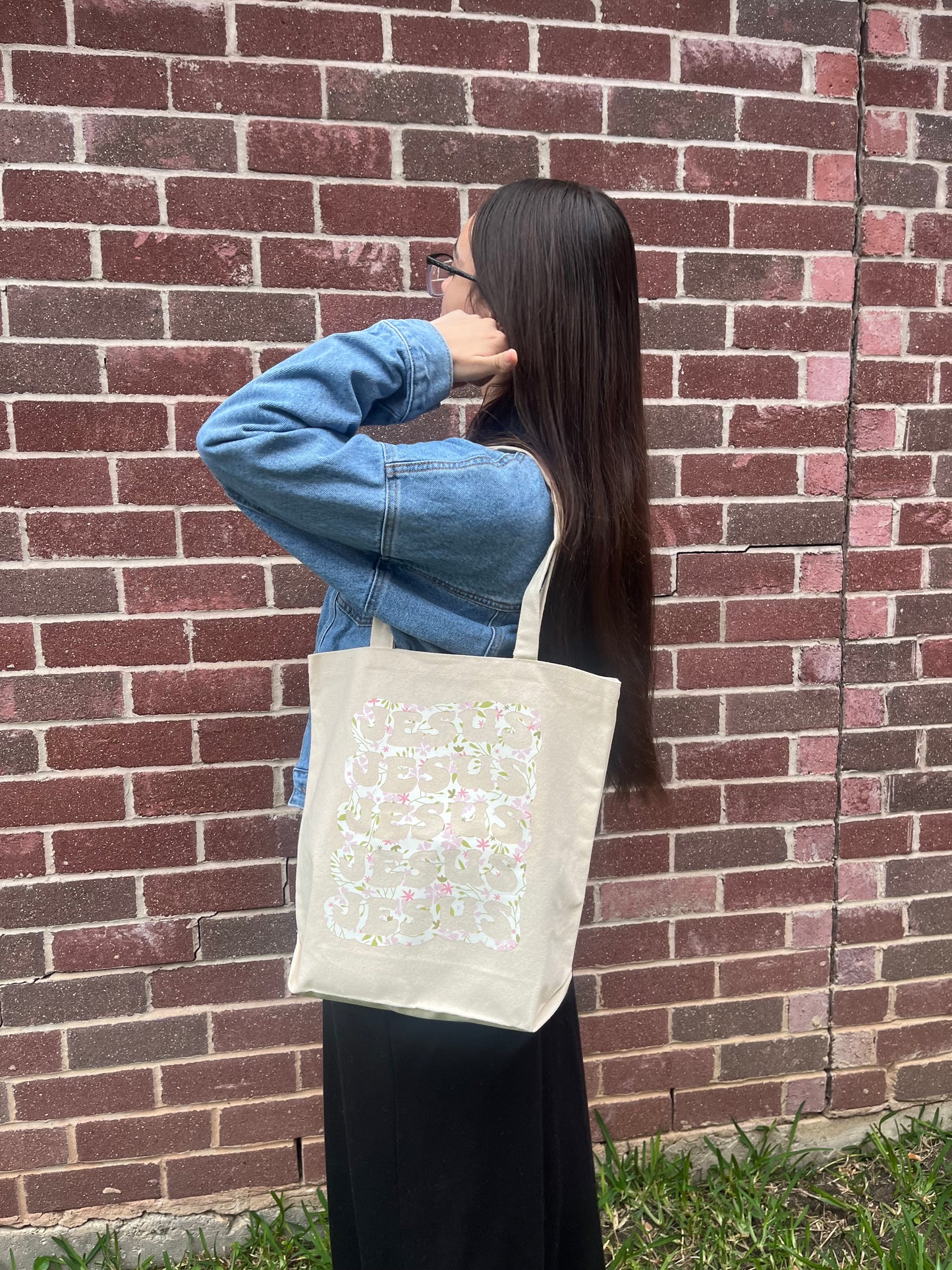 Jesus tote bag