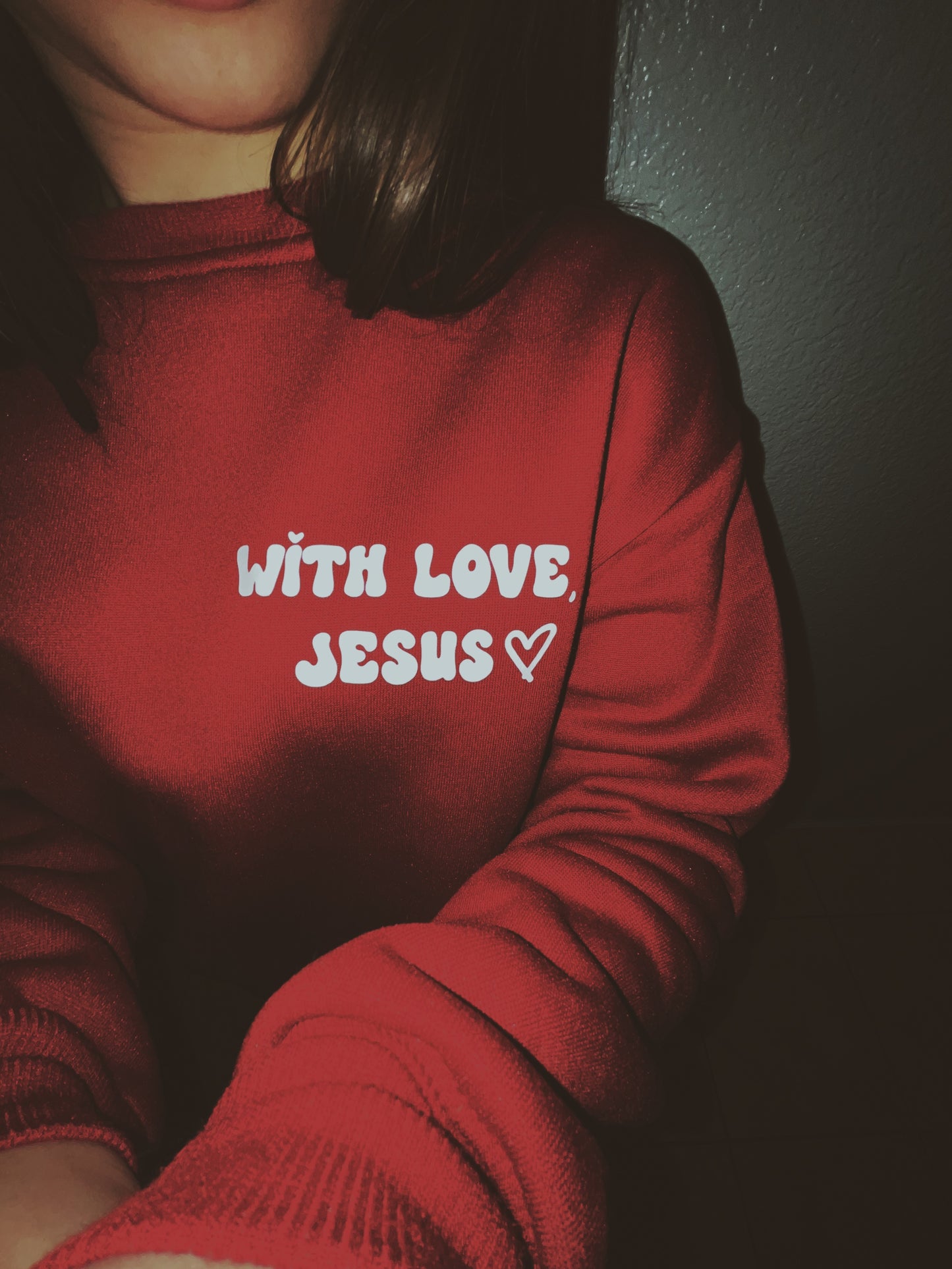 With love, Jesus